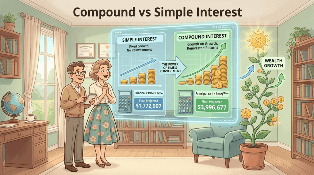 compound vs simple interest